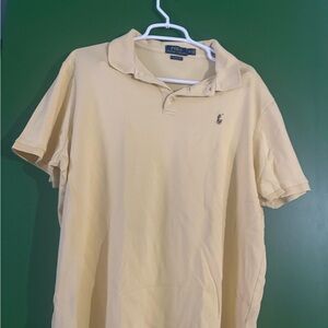 Polo by Ralph Lauren Men's Beige Polo Shirt